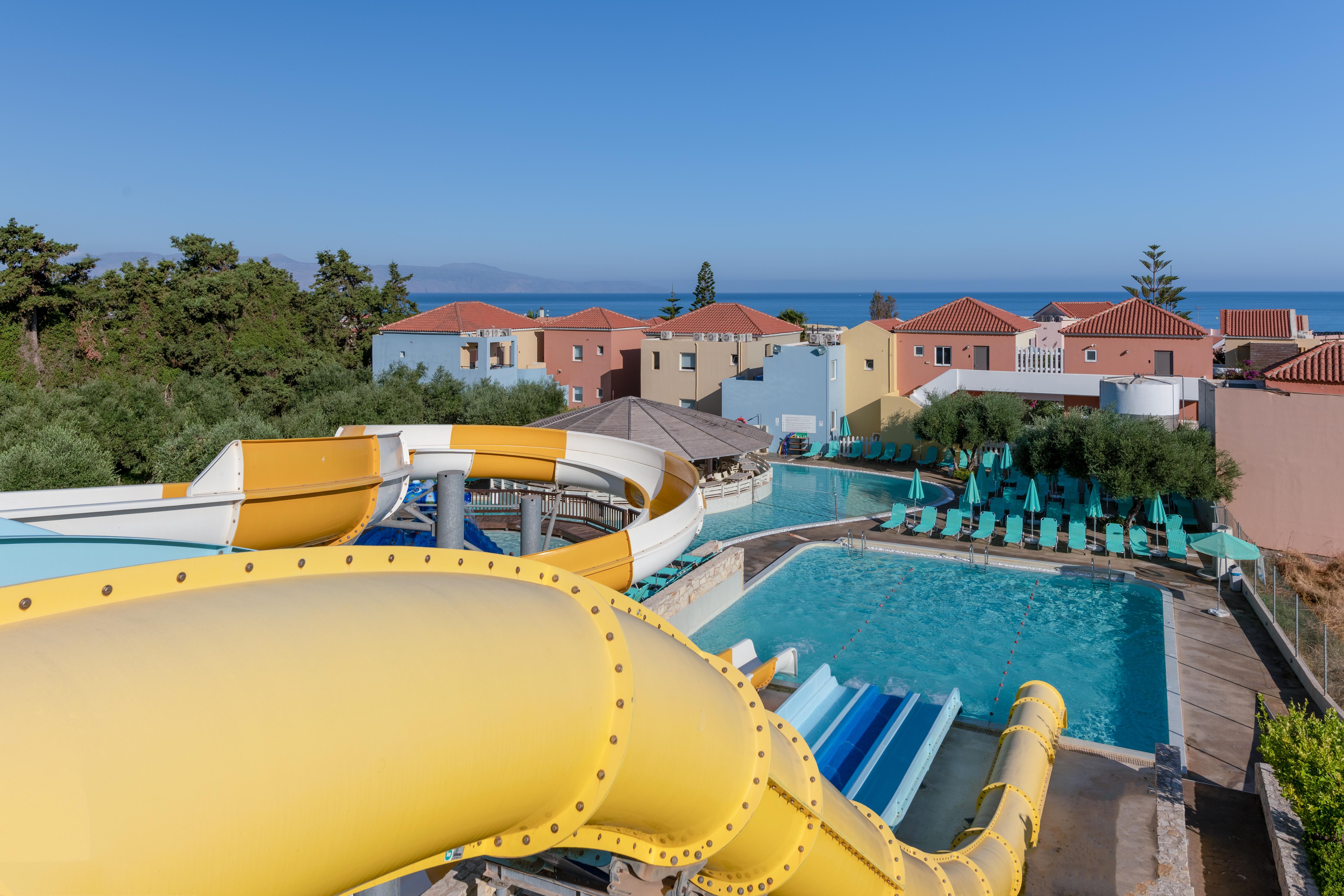 Iolida Village Water Park Hotel Agia Marina Extérieur photo