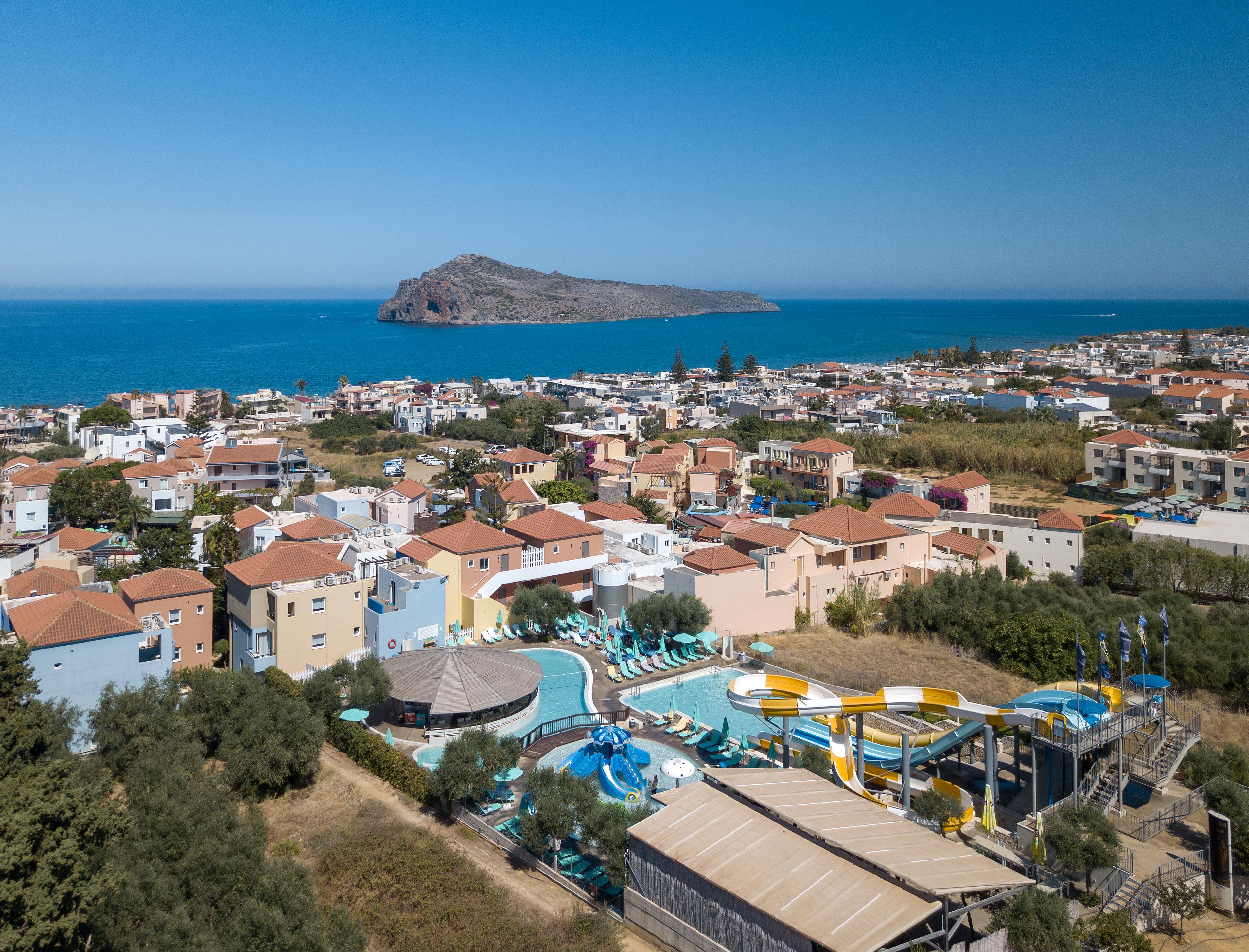 Iolida Village Water Park Hotel Agia Marina Extérieur photo