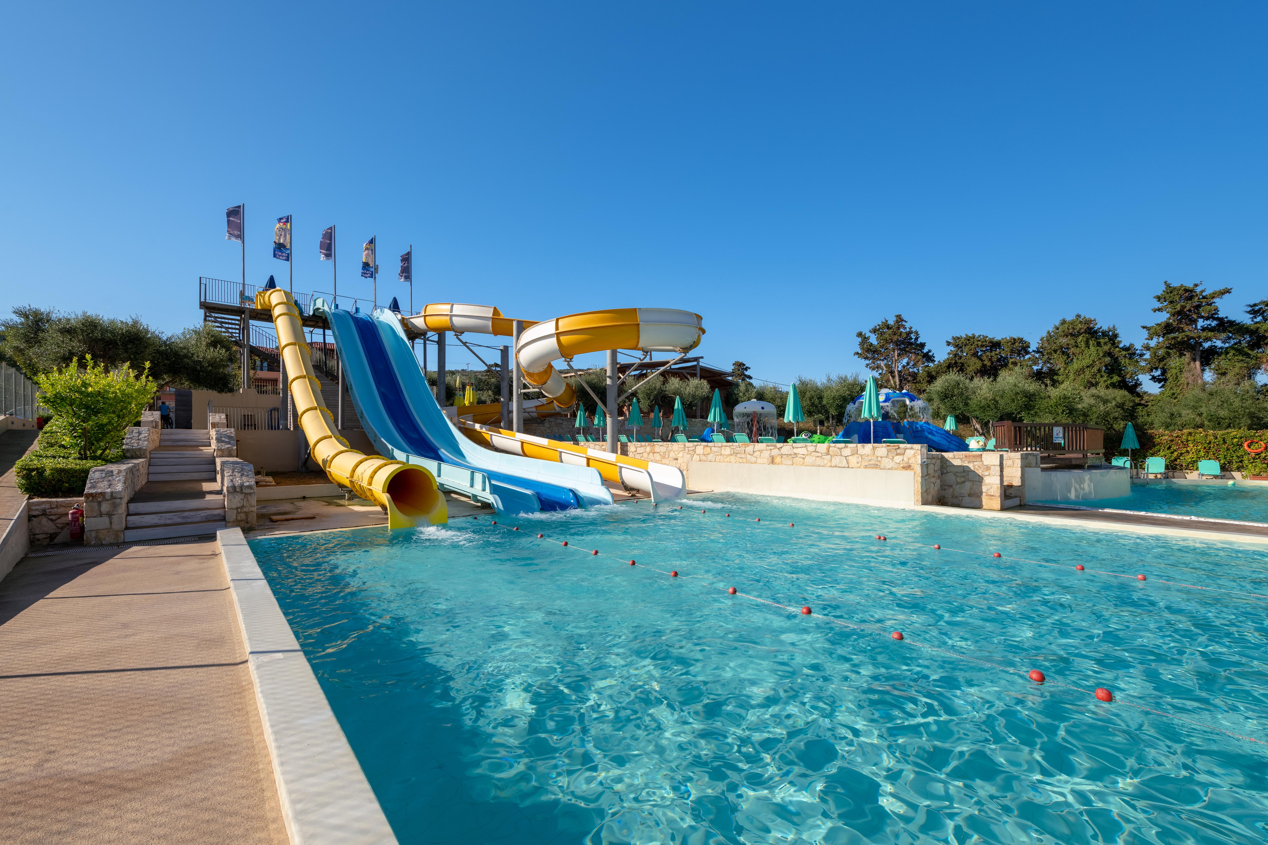 Iolida Village Water Park Hotel Agia Marina Extérieur photo