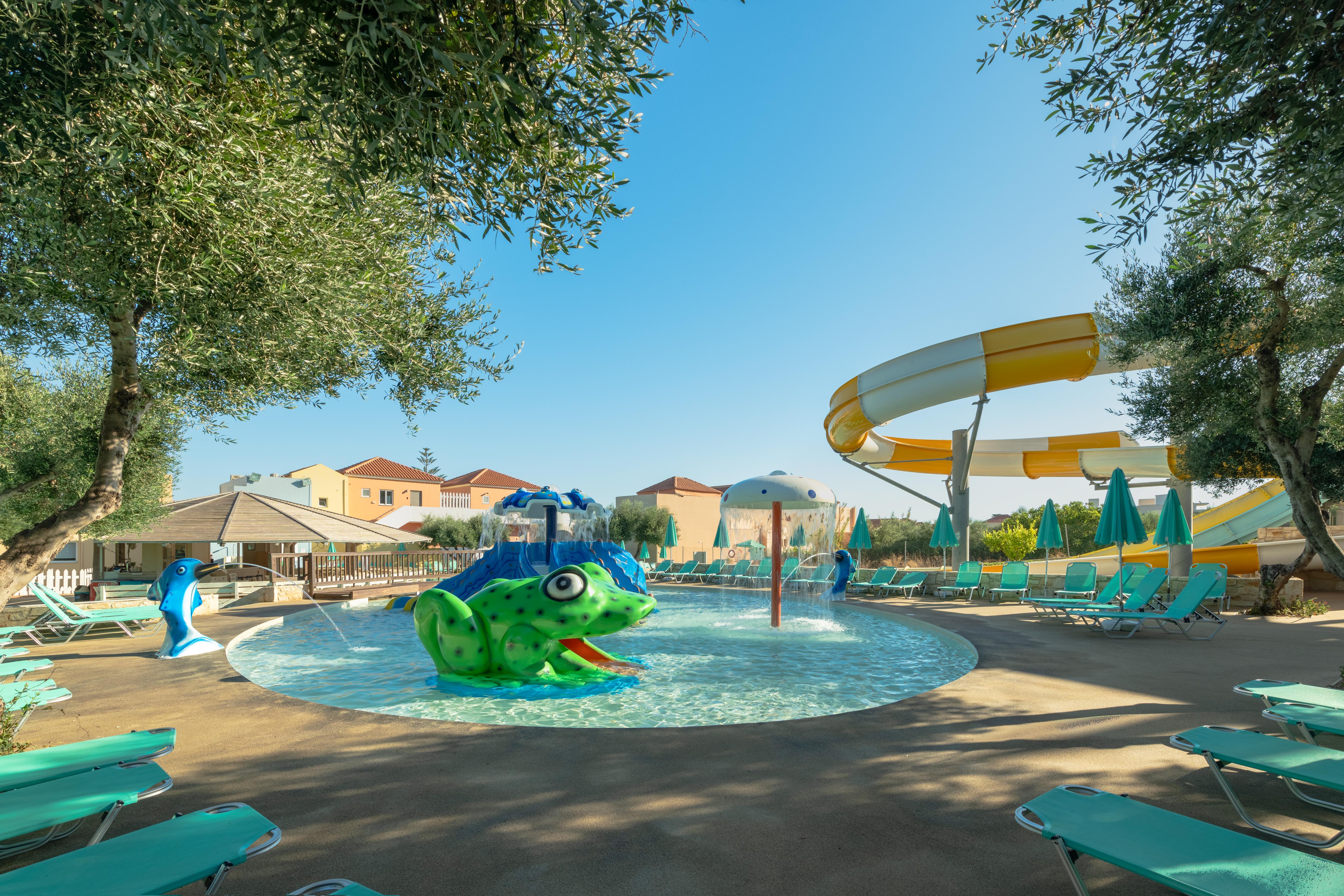 Iolida Village Water Park Hotel Agia Marina Extérieur photo